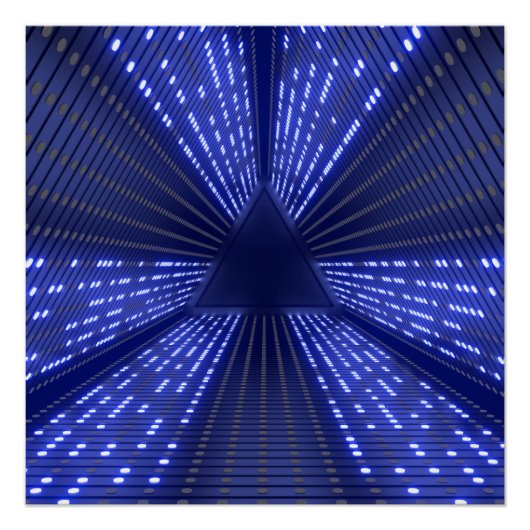 光白熱［赤熱］光を放つ灯 ポスター (正面)