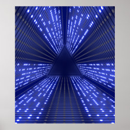 光白熱［赤熱］光を放つ灯 ポスター