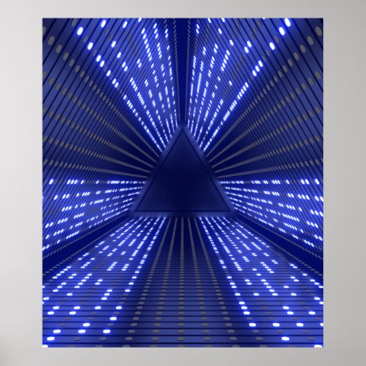 光白熱［赤熱］光を放つ灯 ポスター (正面)