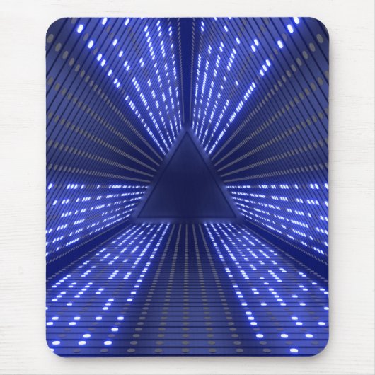 光白熱［赤熱］光を放つ灯 マウスパッド (正面)