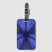 光白熱［赤熱］光を放つ灯 ラゲッジタグ (正面縦)