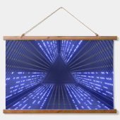 光白熱［赤熱］光を放つ灯 吊り下げ型タペストリー (正面)