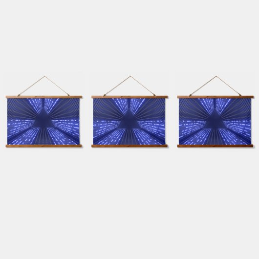 光白熱［赤熱］光を放つ灯 吊り下げ型タペストリー (トリプル)