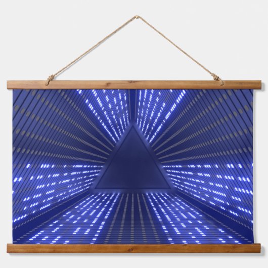 光白熱［赤熱］光を放つ灯 吊り下げ型タペストリー (正面2)