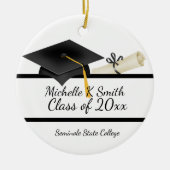 光目盛パーソナライズされたセラミックオーナメント セラミックオーナメント (正面)