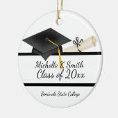 光目盛パーソナライズされたセラミックオーナメント セラミックオーナメント (左)