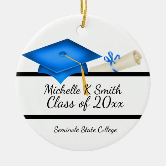 光目盛パーソナライズされたセラミックオーナメント セラミックオーナメント (正面)