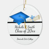 光目盛パーソナライズされたセラミックオーナメント セラミックオーナメント (左)