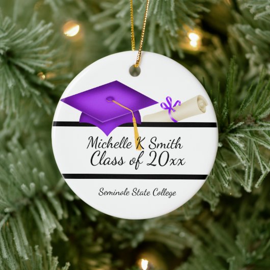 光目盛パーソナライズされたセラミックオーナメント セラミックオーナメント (ツリー)