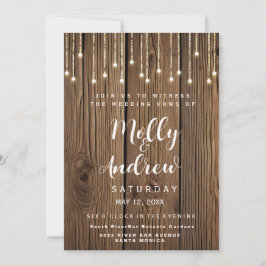 光素朴のパーティー/のカー結婚ド招待状 招待状