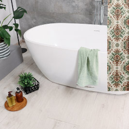 光素朴伝統的 シャワーカーテン