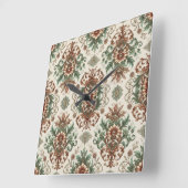 光素朴伝統的 スクエア壁時計 (傾斜)