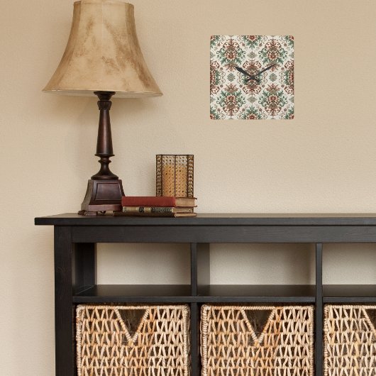 光素朴伝統的 スクエア壁時計