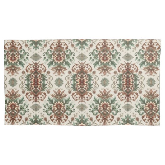 光素朴伝統的 枕カバー (正面)