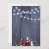 光素朴冬のフローラクリスマスディナーパーティー 招待状 (裏面)