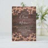 光素朴列の結婚カード 招待状 (スタンド正面)