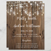 光素朴列パーティー/結婚式プログラム (正面/裏面)