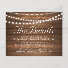 光素朴列詳細4.25インチx 5.5インチカード エンクロージャーカード