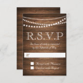 光素朴列RSVP 3.5" x 5" 出欠カード (正面/裏面)