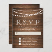 光素朴列RSVP 4.25" x 5.5インチカード 出欠カード (正面/裏面)