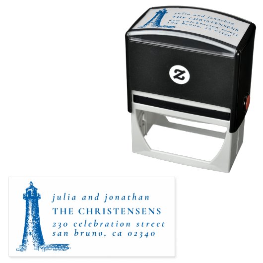 光素朴家結婚の名前と差出人住所 セルフインキングスタンプ (インサイチュ)