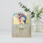 光素朴灯 – 鉄灯篭フォトデートを保存 案内ポストカード (スタンド正面)