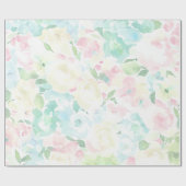 光結晶バラ ラッピングペーパー (フラット)