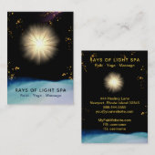 *~*光線が光を癒す宇宙エネルギー 名刺 (正面/裏面)