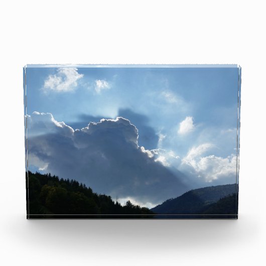 光線と雲 フォトブロック (正面)
