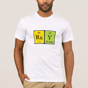 光線の周期表の名前のワイシャツ Tシャツ
