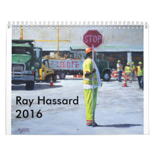 光線のHassardのカレンダーの2016年のアートワーク カレンダー