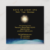 *~*光線修復宇宙エネルギー星 スクエア名刺 (裏面)