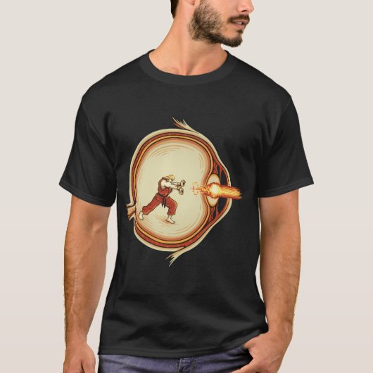 光線砲 Tシャツ (正面)