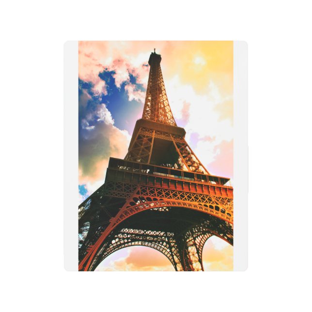 光線 メタルプリント (正面)