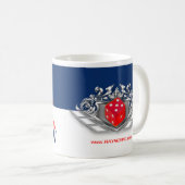 光線Semkoサイコロの人のマグ コーヒーマグカップ (正面右)