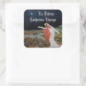 光蔵書票シールのステルス スクエアシール (バッグ)