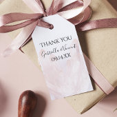 光赤面ピンククリスタル結婚式の引き出物ラベル ギフトタグ