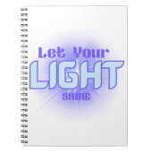 光輝く信仰のノート ノートブック (正面)