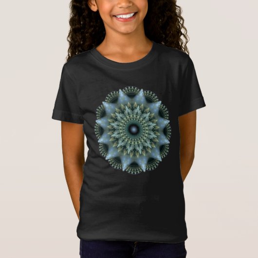 光輝星フラクタルパターン Tシャツ (正面)