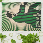 光遊錯覚スタイルのショパン キッチンタオル (折り畳み)