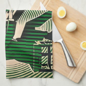 光遊錯覚スタイルのショパン キッチンタオル (四つ折り)