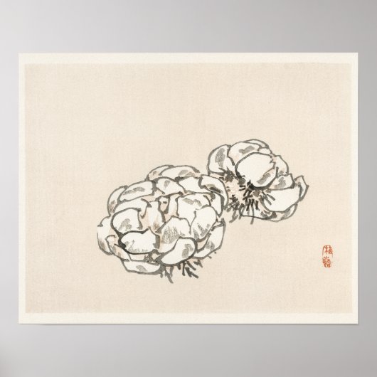 光野楳嶺の花（1844年～1895年） ポスター (正面)