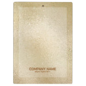 光金ゴールドの虹色の輝くガラスのテクスチャ クリップボード (裏面)