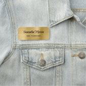 光金ゴールドグラデーション金属スタイル箔 名札 (インサイチュ)