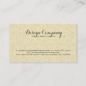 光金ゴールドグリッター及びキラキライベント設計者 名刺 (裏面)