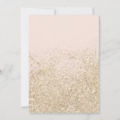 光金ゴールドグリッター赤面結婚保存日 セーブザデート (裏面)