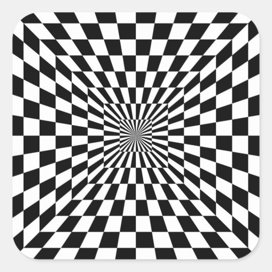 光錯覚変光板トンネル スクエアシール (正面)