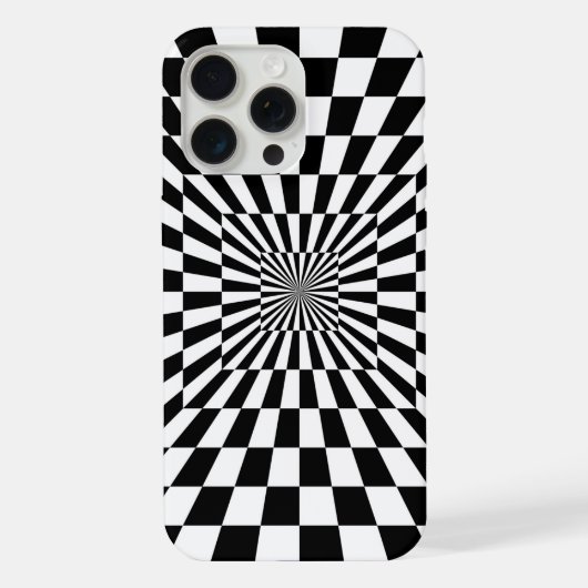 光錯覚変光板トンネル iPhoneケース (裏面)