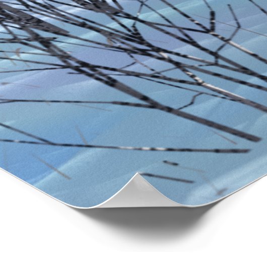 光静かプリント ポスター (角)