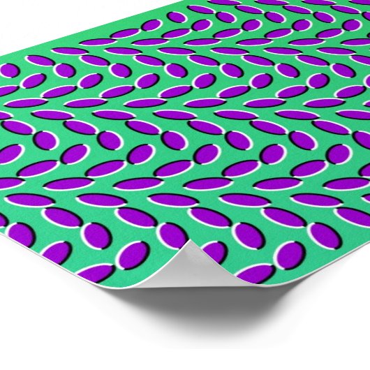 光風変わり視イリュージョンが動いているように見える ポスター (角)